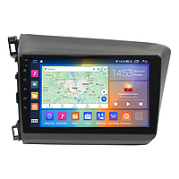 Штатная магнитола Lesko для Honda Civic IX 2011-2015 экран 9 4/64Gb CarPlay 4G Wi-Fi GPS Prime YTR