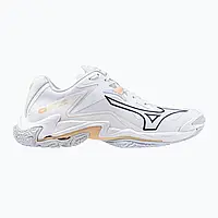 Urbanshop com ua Кросівки для волейболу жіночі Mizuno Wave Lightning Z8 white/navy peony/peach parfait РОЗМІРИ