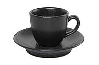 Porland Seasons Black Чашка кавова з блюдцем 80 мл