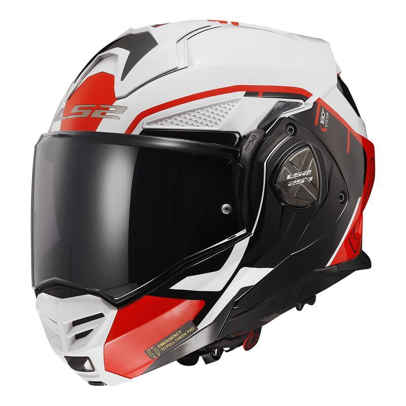 Мотошолом LS2 FF901 Advant X Metryk White Red
