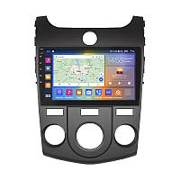 Штатная магнитола Lesko для Kia Cerato II Manual AC 2008-2013 экран 9 4/64Gb CarPlay 4G Wi-Fi GPS Prime YTR