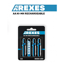 Акумулятор АА Arexes (3000mAh) 1.2v (NI-MH) пальчик