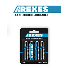 Акумулятор АА Arexes (3400mAh) 1.2v (NI-MH) пальчик