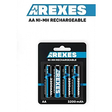 Акумулятор АА Arexes (3200mAh) 1.2v (NI-MH) пальчик