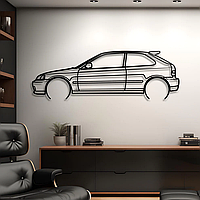 Декоративное панно на стену машина Honda Civic Type R