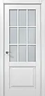 Міжкімнатні двері Папа Карло ML-36 Millenium білий матовий скло сатин