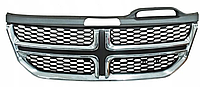 Решітка радіатора Dodge Journey 11-19 SE/SXT/Crossroad 11- (чорн./хром.), (1SU84SZ0AA), (182407991)