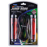 Скакалка з обтяжувачами в ручках та підшипниками Cima CM-J613/583, фото 7