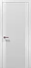 Міжкімнатні двері Папа Карло PL-14 Plato білий матовий скло біле