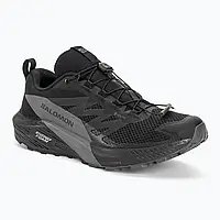 Urbanshop com ua Кросівки для бігу чоловічі Salomon Sense Ride 5 GTX black/magnet/black РОЗМІРИ ЗАПИТУЙТЕ