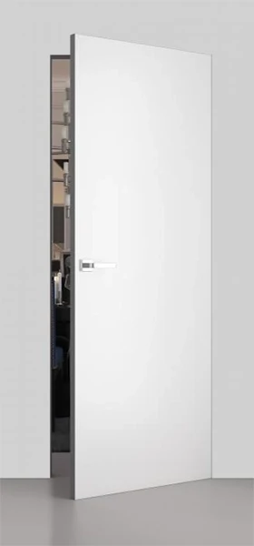 Приховані двері Папа Карло iDoors Prime AL алюміній сірий під подальше фарбування