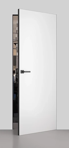 Приховані двері Папа Карло iDoors Prime AL алюміній чорний під подальше фарбування