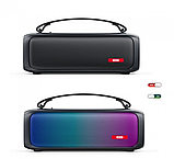 Бездротова блютуз-колонка XO F39 colorful портативна Bluetooth акустика чорна, фото 2