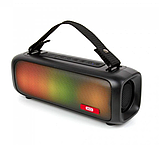 Бездротова блютуз-колонка XO F39 colorful портативна Bluetooth акустика чорна, фото 3