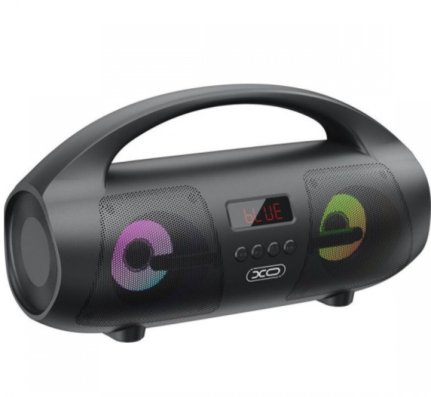 Бездротова блютуз-колонка XO F40 War Drum портативна Bluetooth акустика чорна