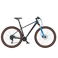 Велосипед KTM Chicago 291 29" M/43 серый черно-голубой 2022