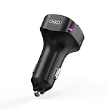 Автомобільний FM-модулятор трансмітер XO BCC12 Bluetooth USB Type-C 5V3.1A АЗП зі швидким заряджанням в машину, фото 5