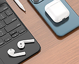 Бездротові навушники вкладки XO Q2 Bluetooth блютуз із зарядним кейсом і мікрофоном білі, фото 4