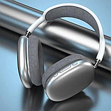 Бездротові навушники XO BE25 Silver Bluetooth накладні блютуз-навушники з мікрофоном, фото 2