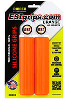 Грипси ESI Ribbed Extra Chunky Orange Silicone Bicycle Grips