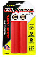 Грипси ESI Ribbed Extra Chunky Red Silicone Bicycle Grips