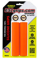 Грипси ESI Ribbed Chunky Orange Silicone Bicycle Grips