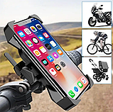 Вело мототримач телефона XO C51 на кермо для мотоцикла та велосипеда велосипедний холдер велотримач, фото 3