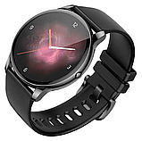 Розумний смартгодинник Hoco Y10 AMOLED дисплей смарт-годинник із магнітною зарядкою й повідомленнями чорний, фото 5