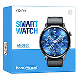 Розумний смарт-годинник Hoco Y10 Pro AMOLED дисплей смарт-годинник з магнітною зарядкою і функцією приймання дзвінків, фото 8