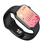 Розумний смарт-годинник Hoco Y12 Smart Watch електронний годинник із функцією приймання дзвінків чорний, фото 2