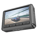 Автомобільний відеореєстратор Hoco DV3 FullHD відеореєстратор із записуванням і камерою заднього огляду в машину, фото 5