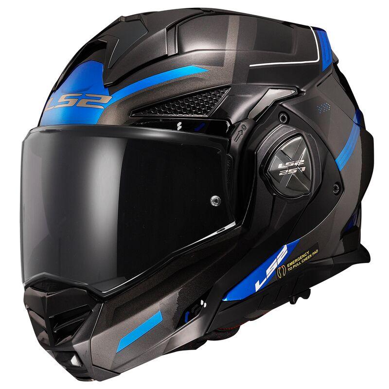 Мотошолом LS2 FF901 Advant X Spectrum Blue Titanium Black