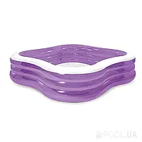 Детский надувной бассейн Intex 57495 &laquo;Семейный&raquo;, фиолетовый, 229 х 229 х 56 см - BIG SALE !