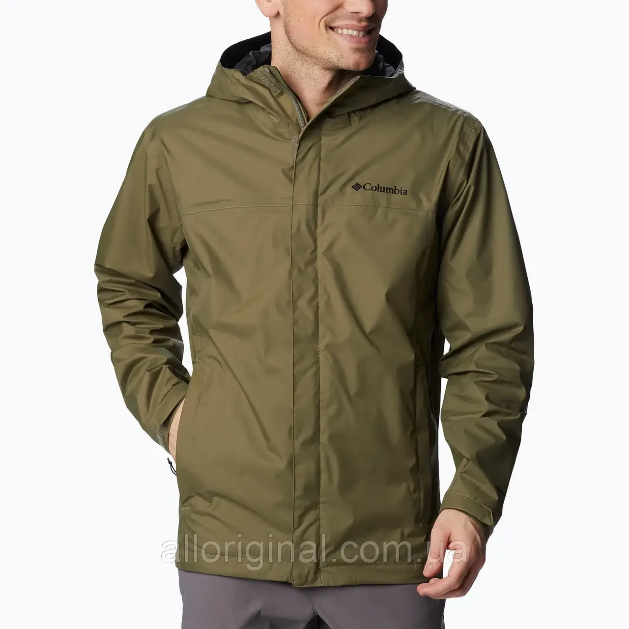 AllOriginal com ua Куртка-дощовик чоловіча Columbia Watertight II stone green РОЗМІРИ ЗАПИТУЙТЕ