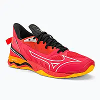 Urbanshop com ua Кросівки для гандболу чоловічі Mizuno Wave Mirage 5 radiant red/white/carrot curl РОЗМІРИ