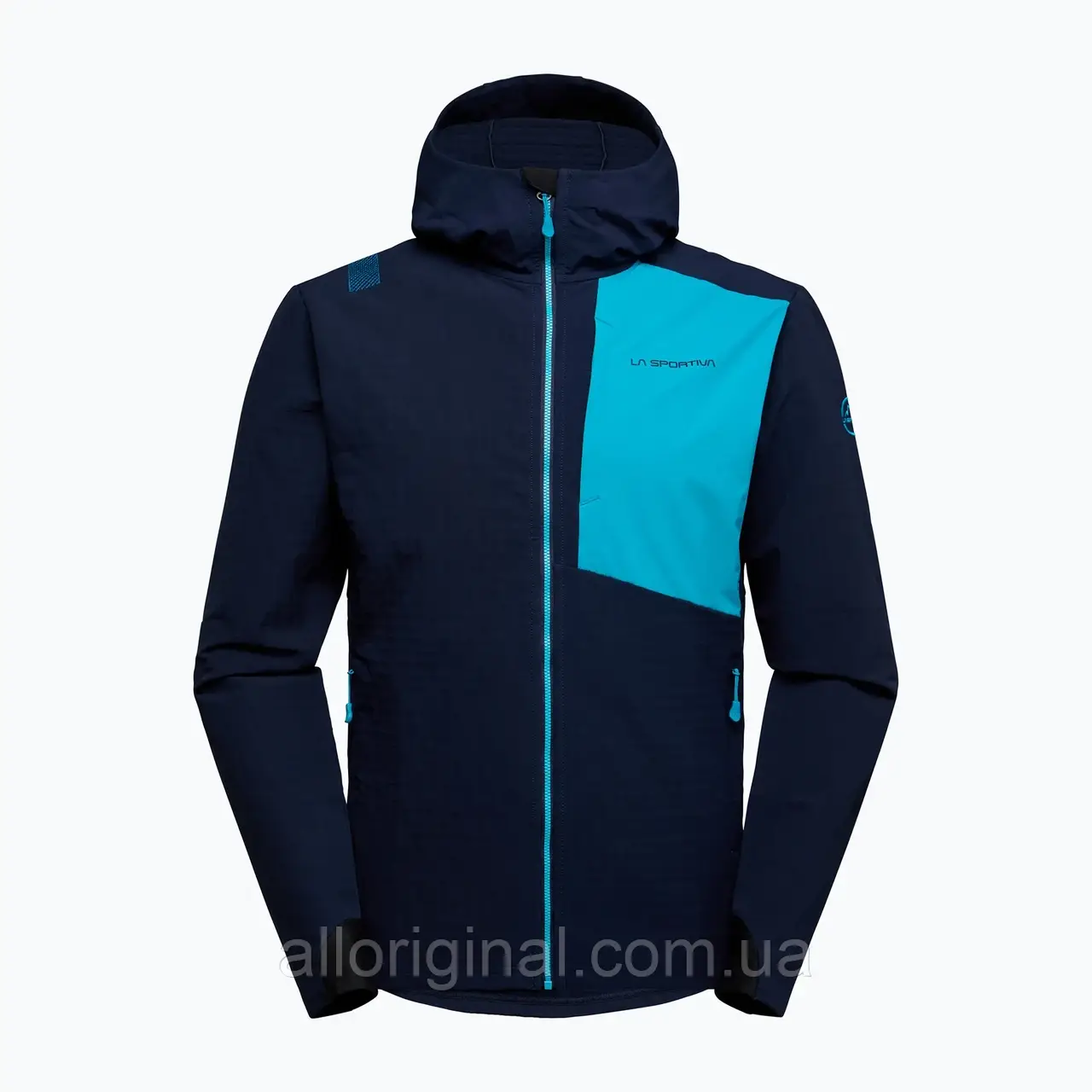 AllOriginal com ua Куртка софтшел чоловіча La Sportiva Descender Storm deep sea/tropic blue РОЗМІРИ ЗАПИТУЙТЕ