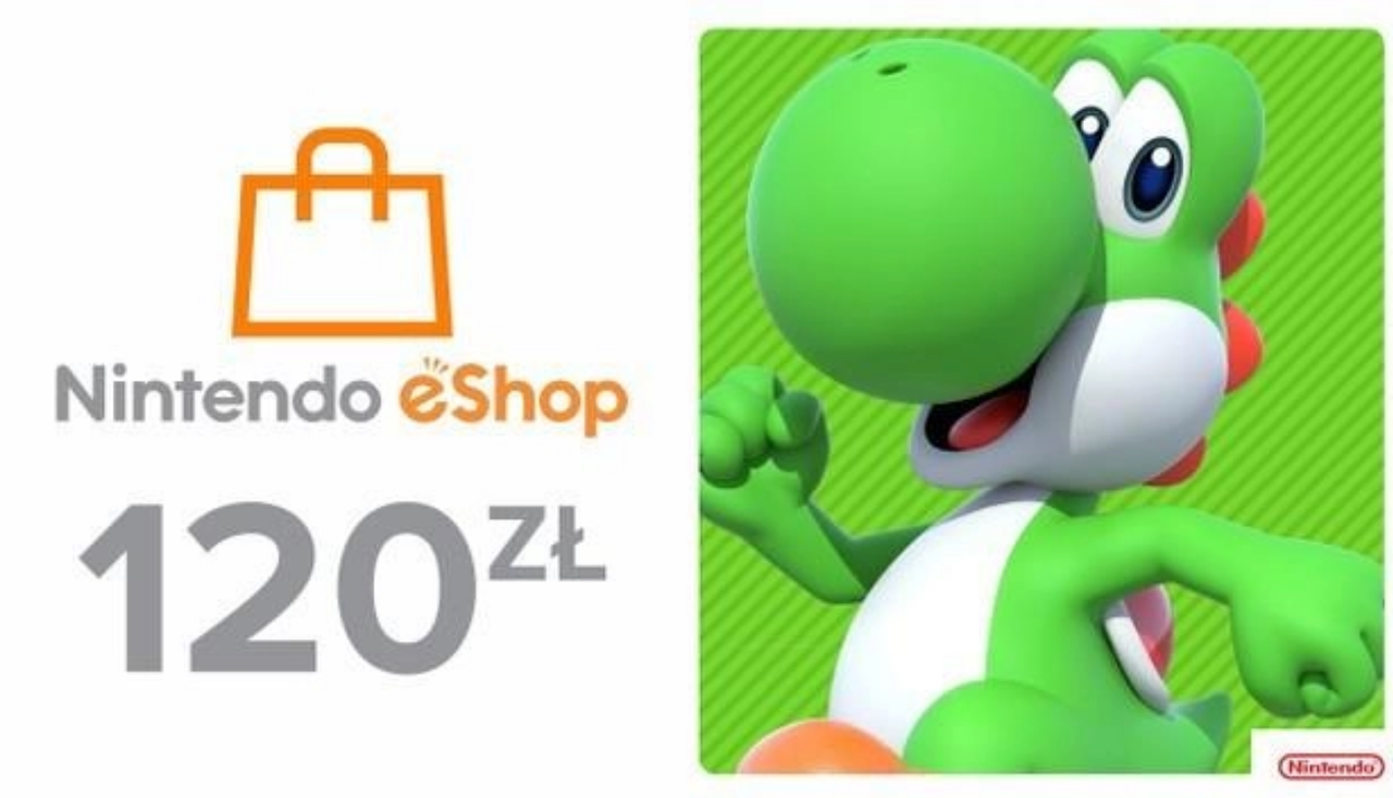 Карта поповнення Nintendo eShop 120 злотих ZL PLN Gift Card Польща PL (Код)