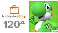 Карта пополнения Nintendo eShop 120 злотых ZL PLN Gift Card Польша PL (Код)