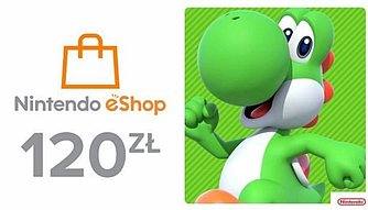 Карта поповнення Nintendo eShop 120 злотих ZL PLN Gift Card Польща PL (Код)