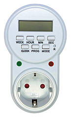 Розетка з таймером тижнева XON E-Tech SwitchTimer X241 16А 230В Біла (XSTDA072401W 5382)