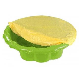 Дитяча пісочниця "Ракушка" Mochtoys 10340G (Зелений) з тентом, фото 1