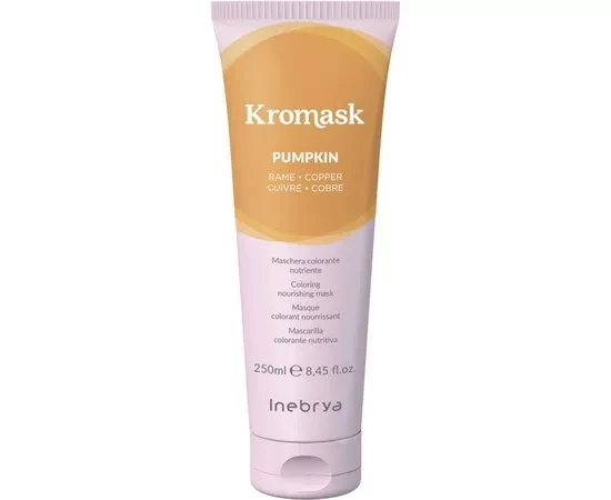 Тонуюча маска для волосся Inebrya Kromask Pumpkin Мідна 250 мл