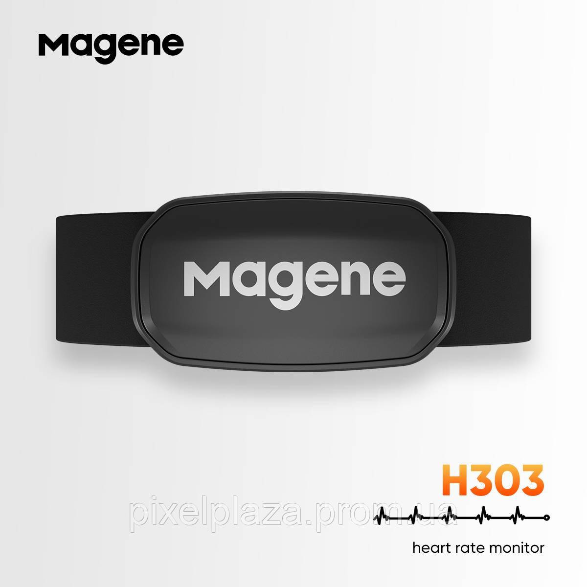 Нагрудный датчик пульса Magene H303 Монитор сердечного ритма, Bluetooth BLE 4.0 и ANT+ для G PZ, код: 6757511 - фото 2 - id-p2169654439
