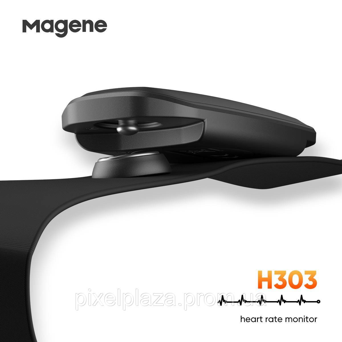Нагрудный датчик пульса Magene H303 Монитор сердечного ритма, Bluetooth BLE 4.0 и ANT+ для G PZ, код: 6757511 - фото 4 - id-p2169654439