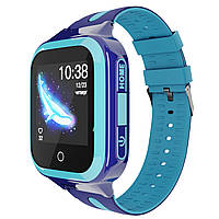Детские водонепроницаемые GPS часы с видеозвонком MYOX MX-70BW 4G Синий PZ, код: 7726759