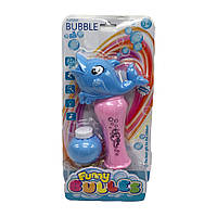Детский генератор мыльных пузырей Дельфин Bambi 001-7 звук свет Синий IN, код: 8063140