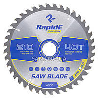 Пильный диск по Дереву RapidE 210х30/32х40Т Basic Series