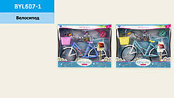 Велосипед для ляльки BYL607-1 (48 шт./2) 2 різновиди, у коробці 31*6.5*25 см