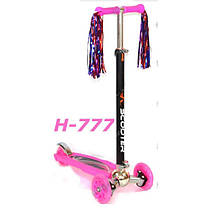 Самокат Joystick H-777 maxi scooter кикборд trolo micro дитячий триколісний, фото 2