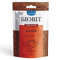 Сухий корм для акваріумних риб у паличках Природа Біовіт Цихлиди 25 г (4823082404681) VK, код: 7669464